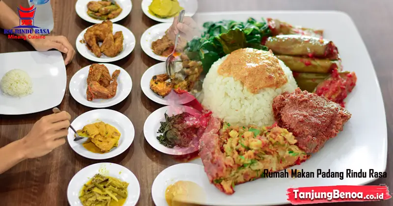 Menu Rumah Makan Padang Rindu Rasa